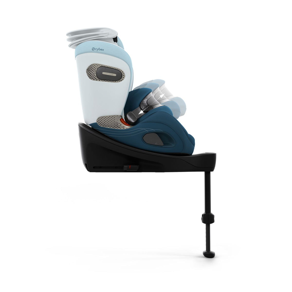Cybex Anoris S i-Size Air Bag Car Seat - STYLE Opal Blue