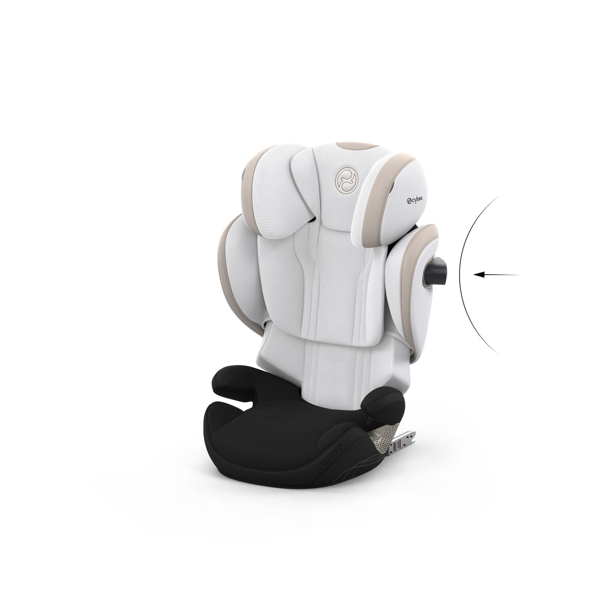 Cybex Solution S i-Size Child Car Seat - STYLE Off White