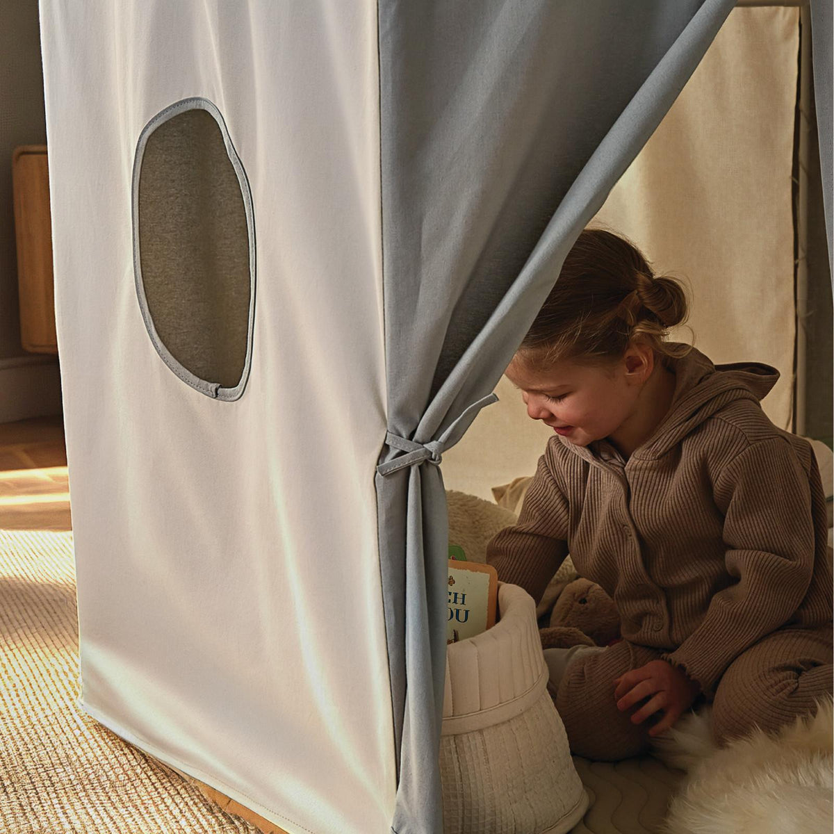 CuddleCo Pavilion Play Tent - Sea Salt