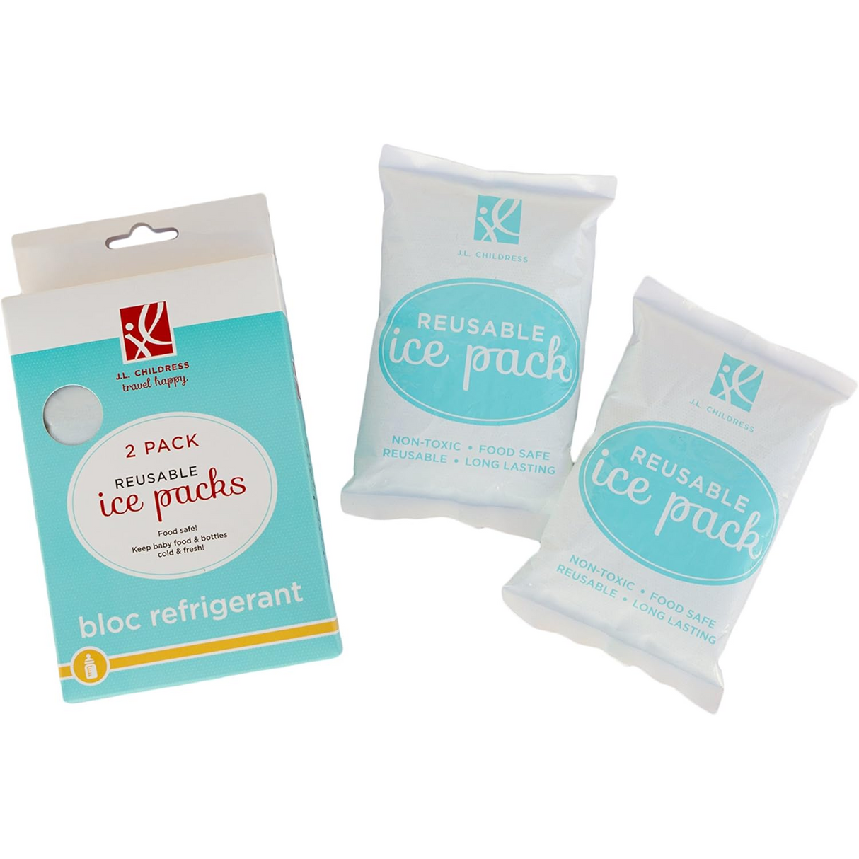 JL Childress Reusable Ice Packs – 2 Pack
