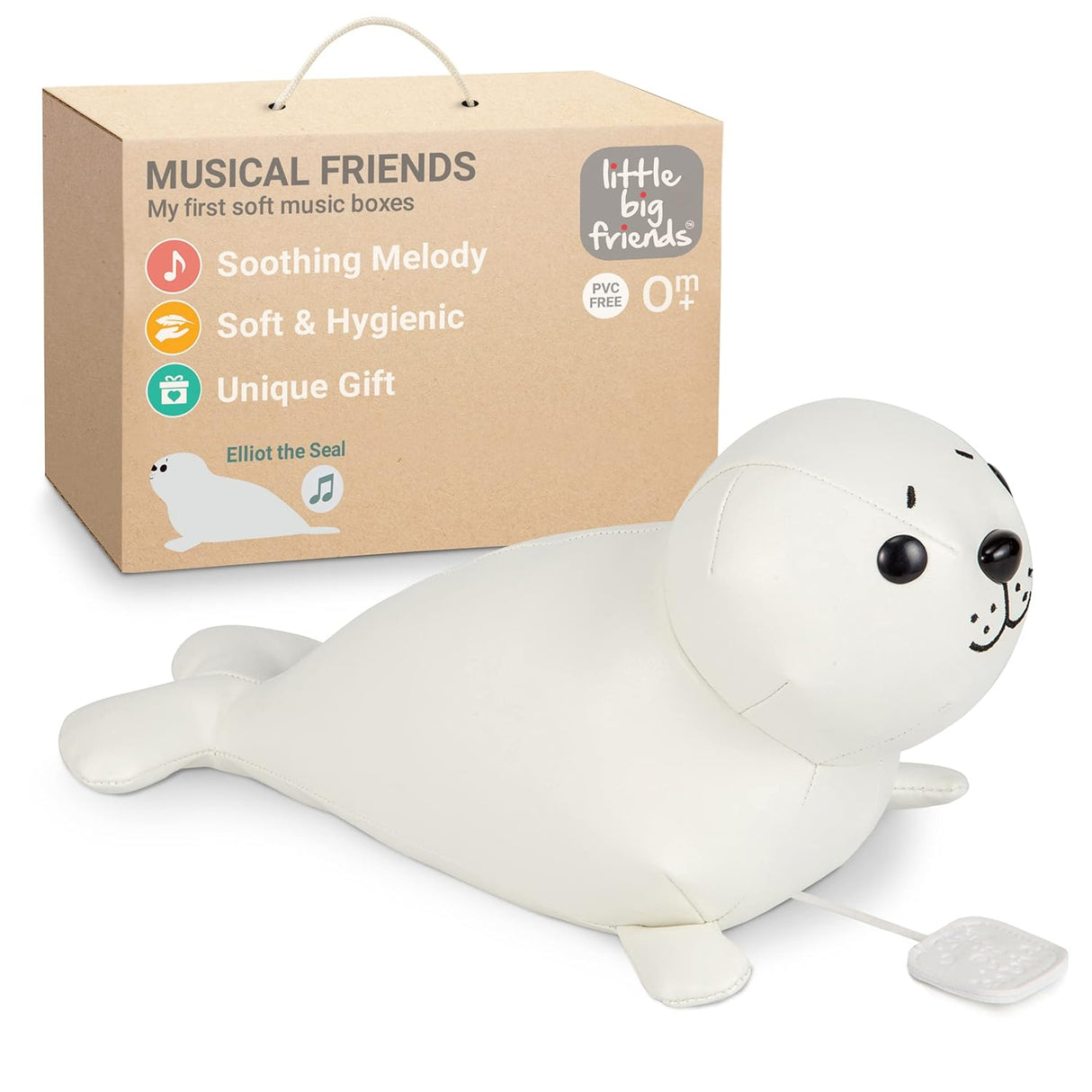 Little Big Friends: Sea Collection Pull-String Musical Animal Toy - Elliot the Seal