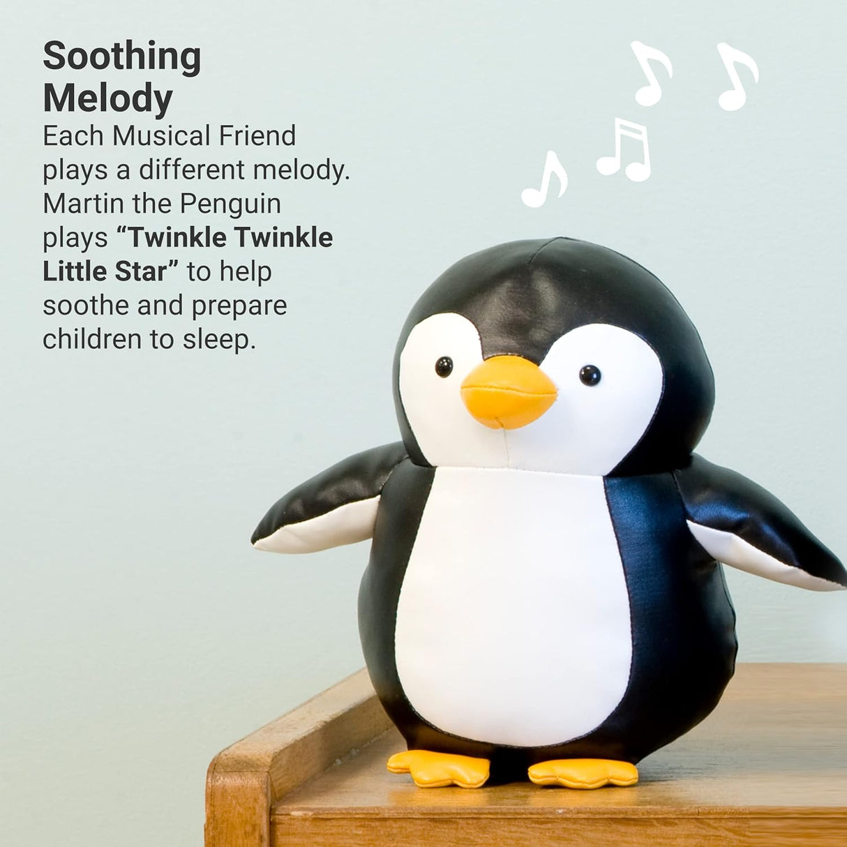 Little Big Friends: Sea Collection Pull-String Musical Animal Toy - Martin the Penguin