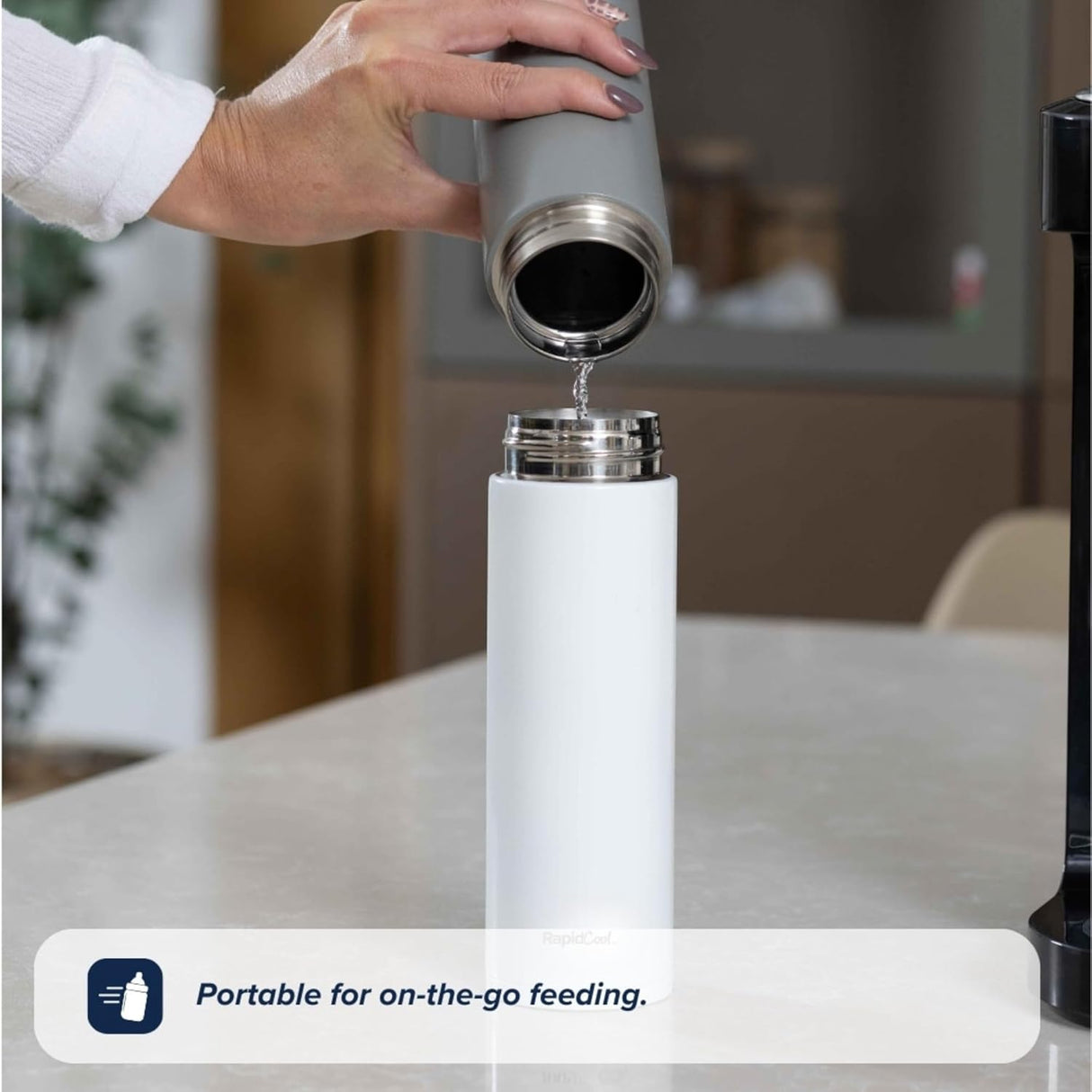 Nuby Rapid Cool Portable Baby Bottle Making Kit