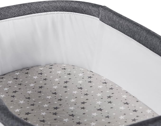 Ickle Bubba Cotton Crib Fitted Sheets 61x100cm (2 Pack) - Cosmic Aura