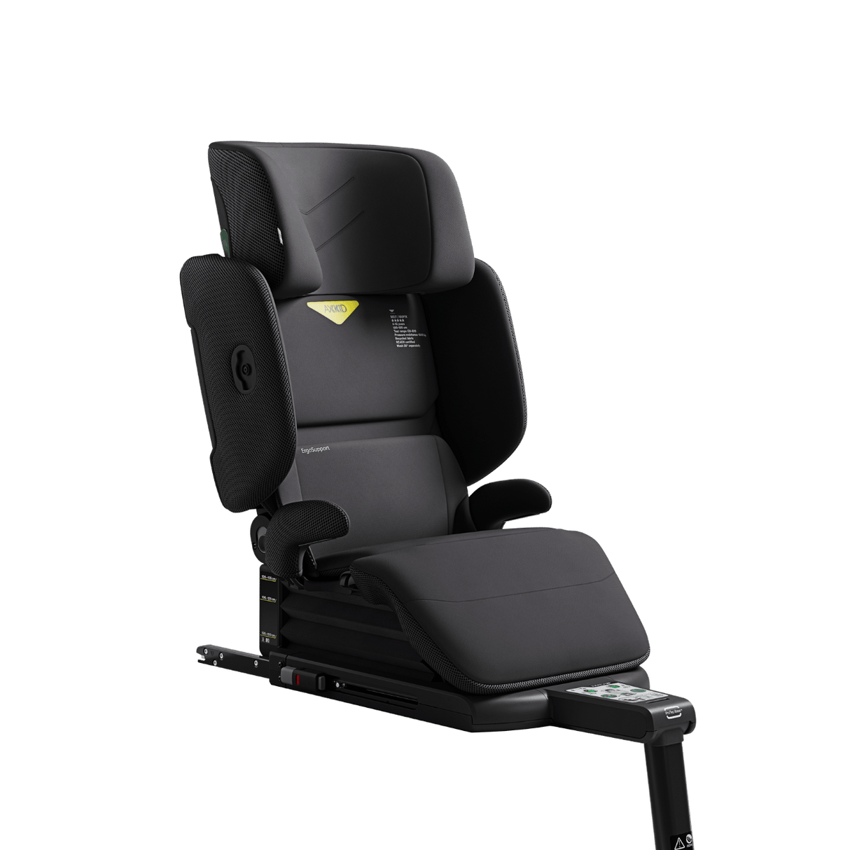 Axkid UP High Back Booster with Footrest - Artic Mist Grey