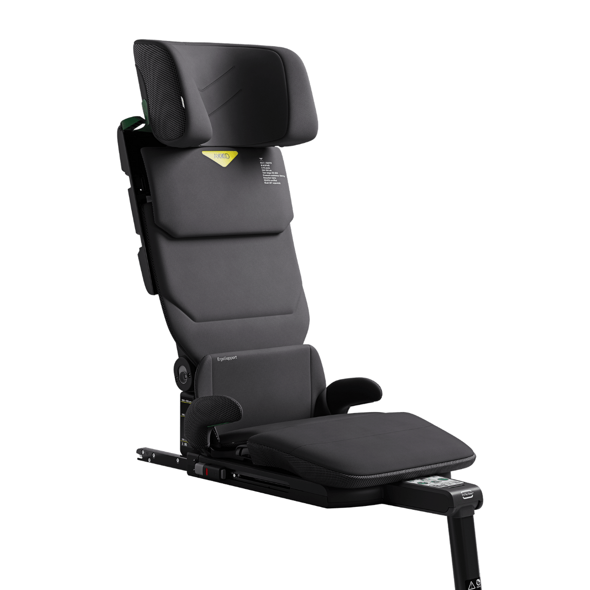 Axkid UP High Back Booster with Footrest - Artic Mist Grey
