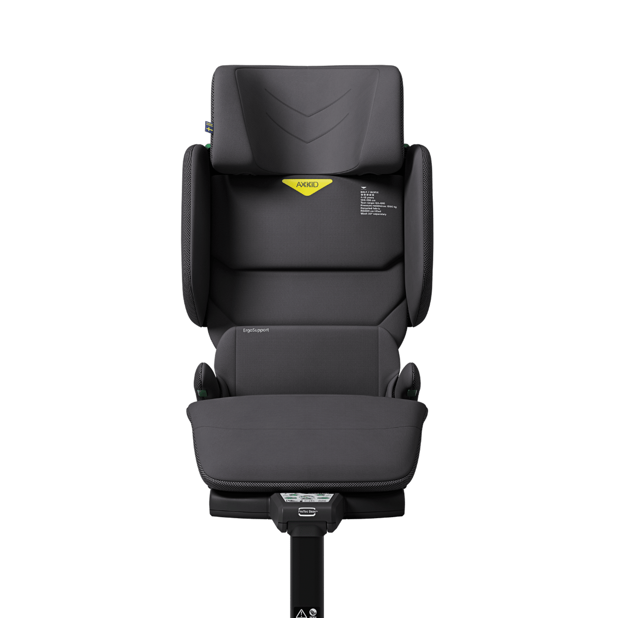 Axkid UP High Back Booster with Footrest - Artic Mist Grey