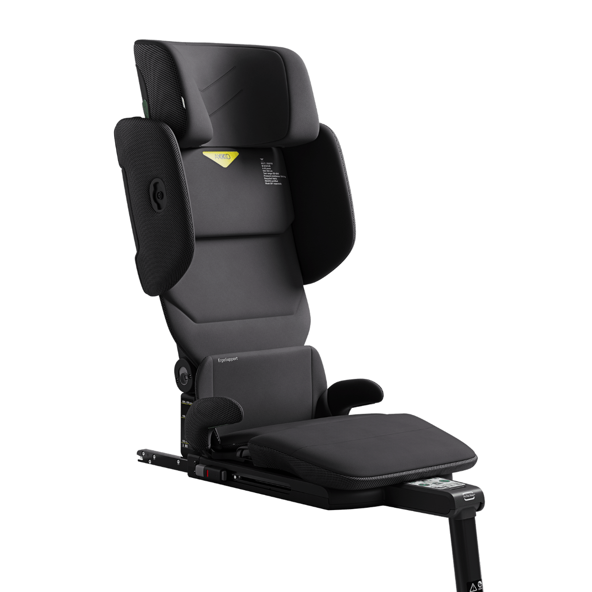 Axkid UP High Back Booster with Footrest - Artic Mist Grey