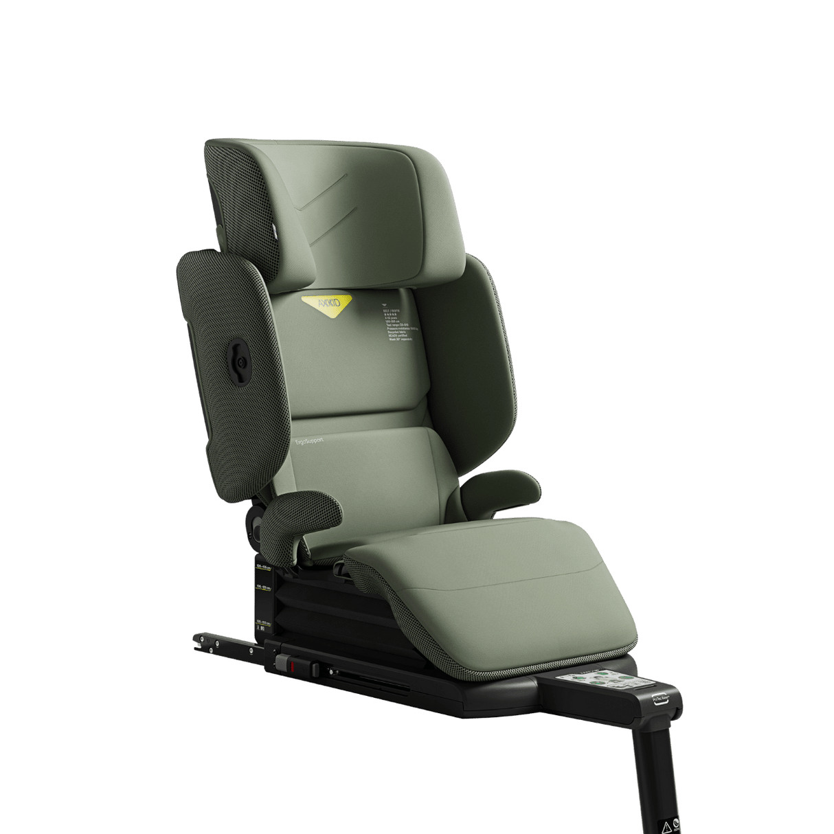 Axkid UP High Back Booster with Accessories - Nordic Bloom Green