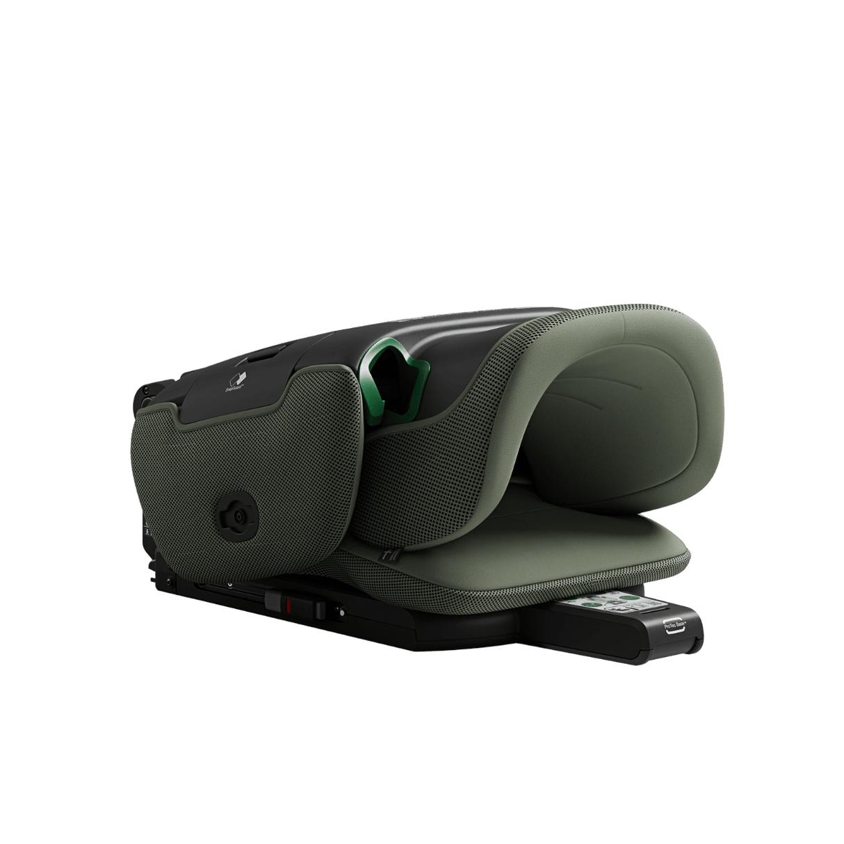 Axkid UP High Back Booster with Footrest - Nordic Bloom Green