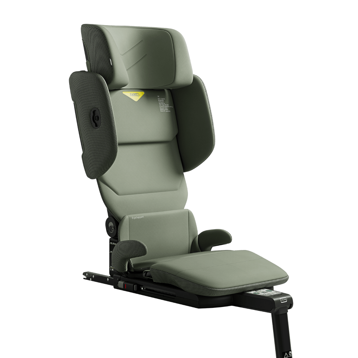 Axkid UP High Back Booster with Footrest - Nordic Bloom Green