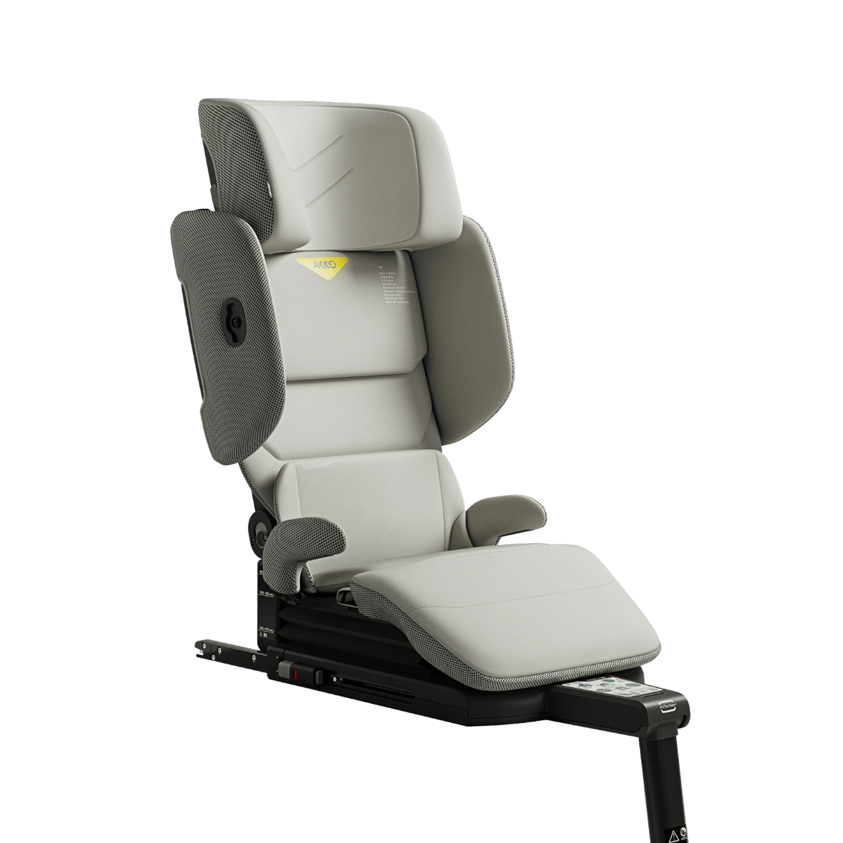 Axkid UP High Back Booster with Footrest - Beachgrass Beige