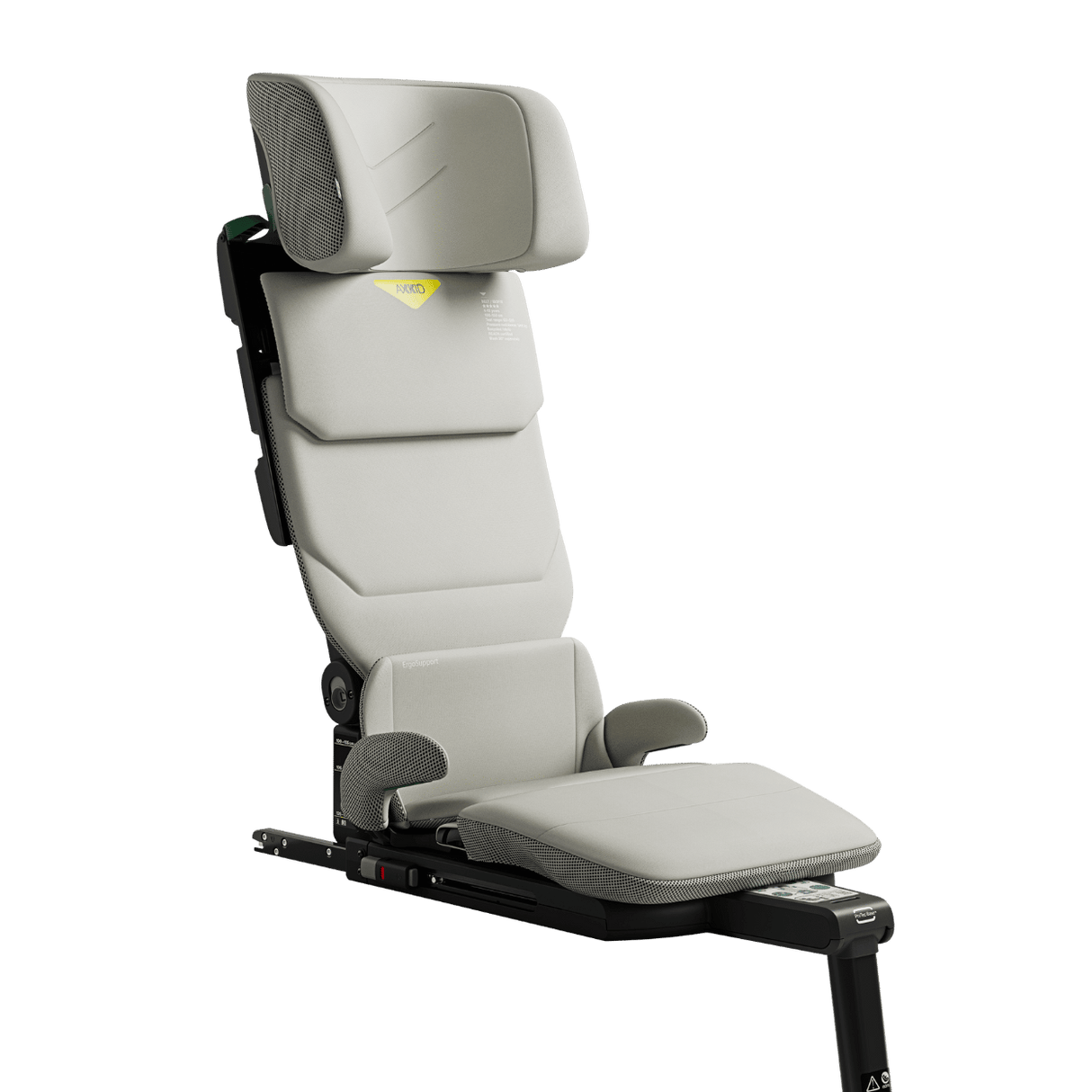 Axkid UP High Back Booster with Footrest - Beachgrass Beige