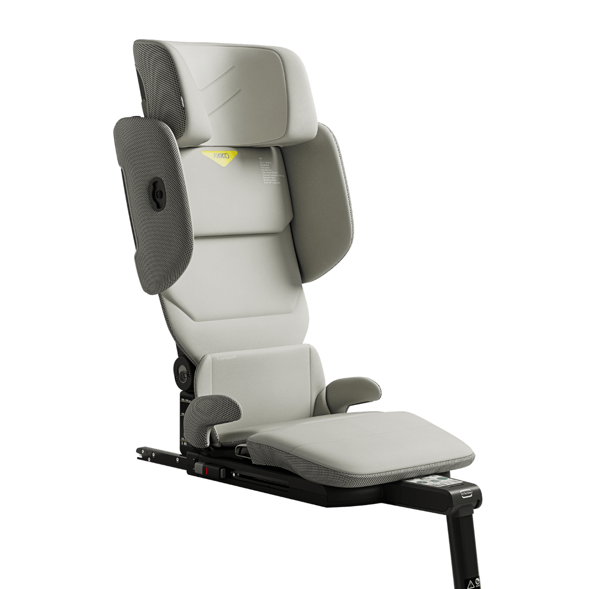 Axkid UP High Back Booster with Footrest - Beachgrass Beige