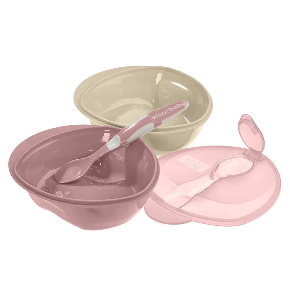Vital Baby Scoop Travel Feeding Set - Natural Berry