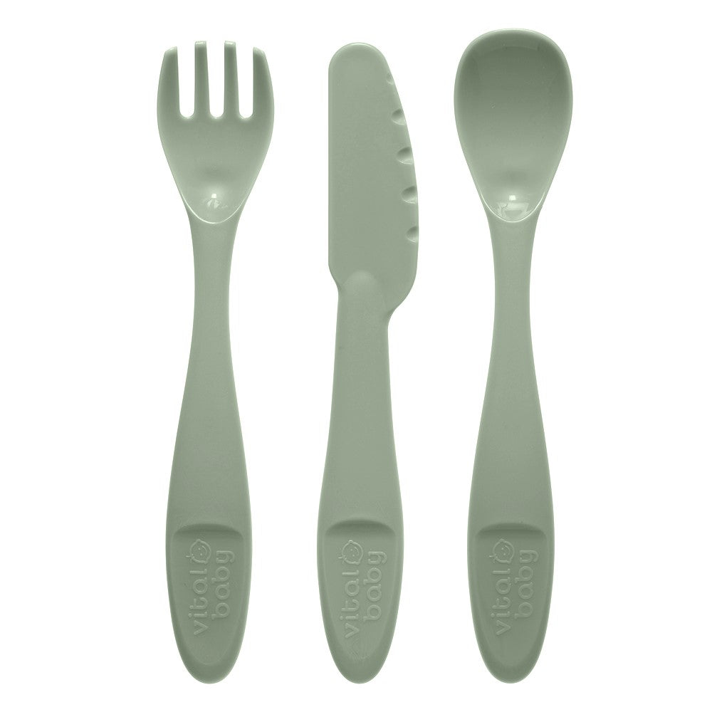 Vital Baby Perfectly Simple Cutlery 15 Pack - Natural