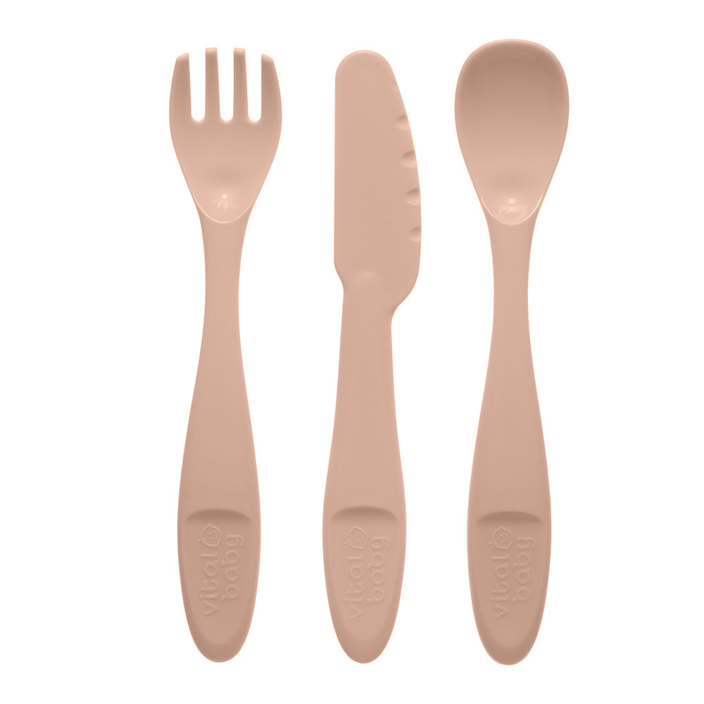 Vital Baby Perfectly Simple Cutlery 15 Pack - Natural