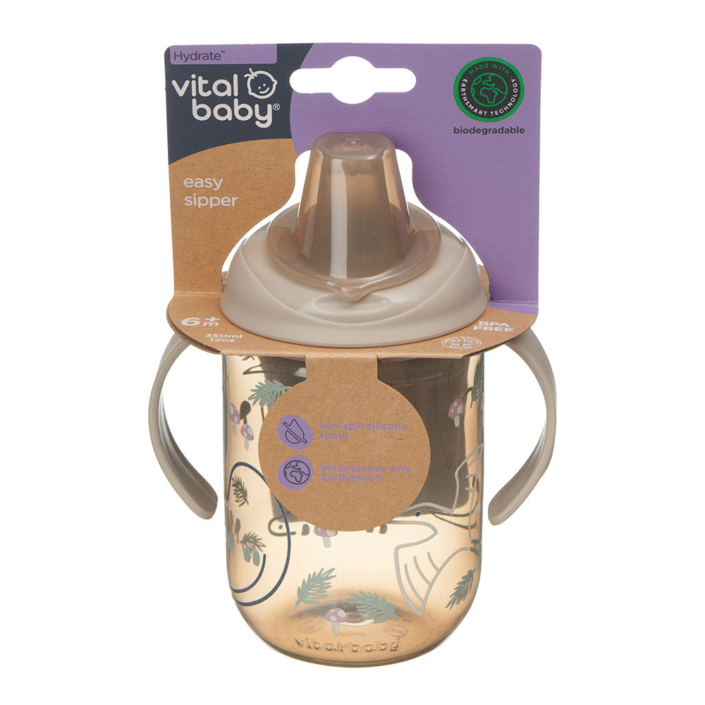 Vital Baby Easy Sipper Children's Cup 350ml - Natural Stone
