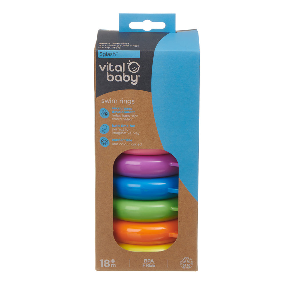 Vital Baby Splash Bath Toy Swim Rings