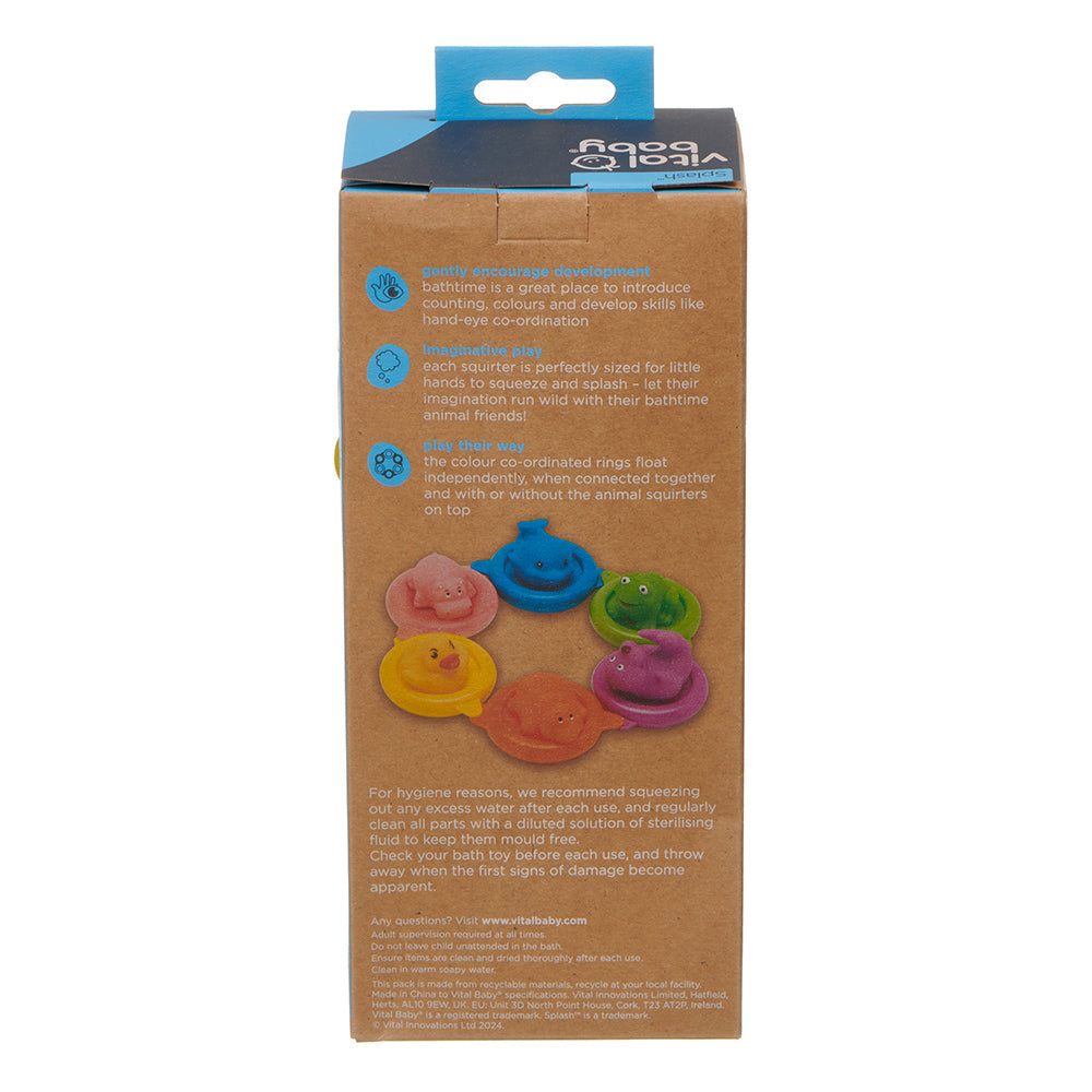 Vital Baby Splash Bath Toy Swim Rings