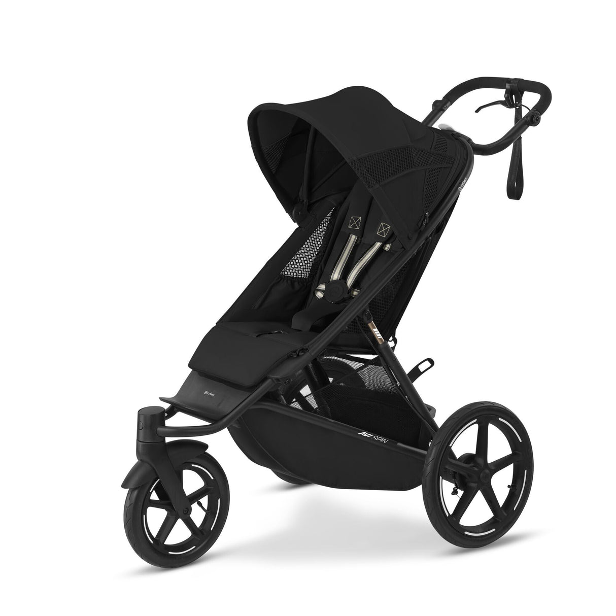 Cybex Avi Spin Pushchair Bundle with Accessories - Moon Black