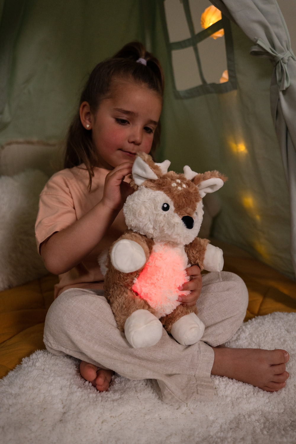 Cloud B LoveLight Nightlight Buddies - Finley Fawn