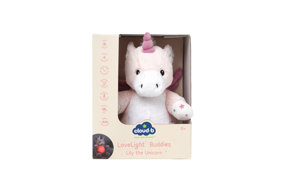 Cloud B LoveLight Nightlight Buddies - Lily Unicorn