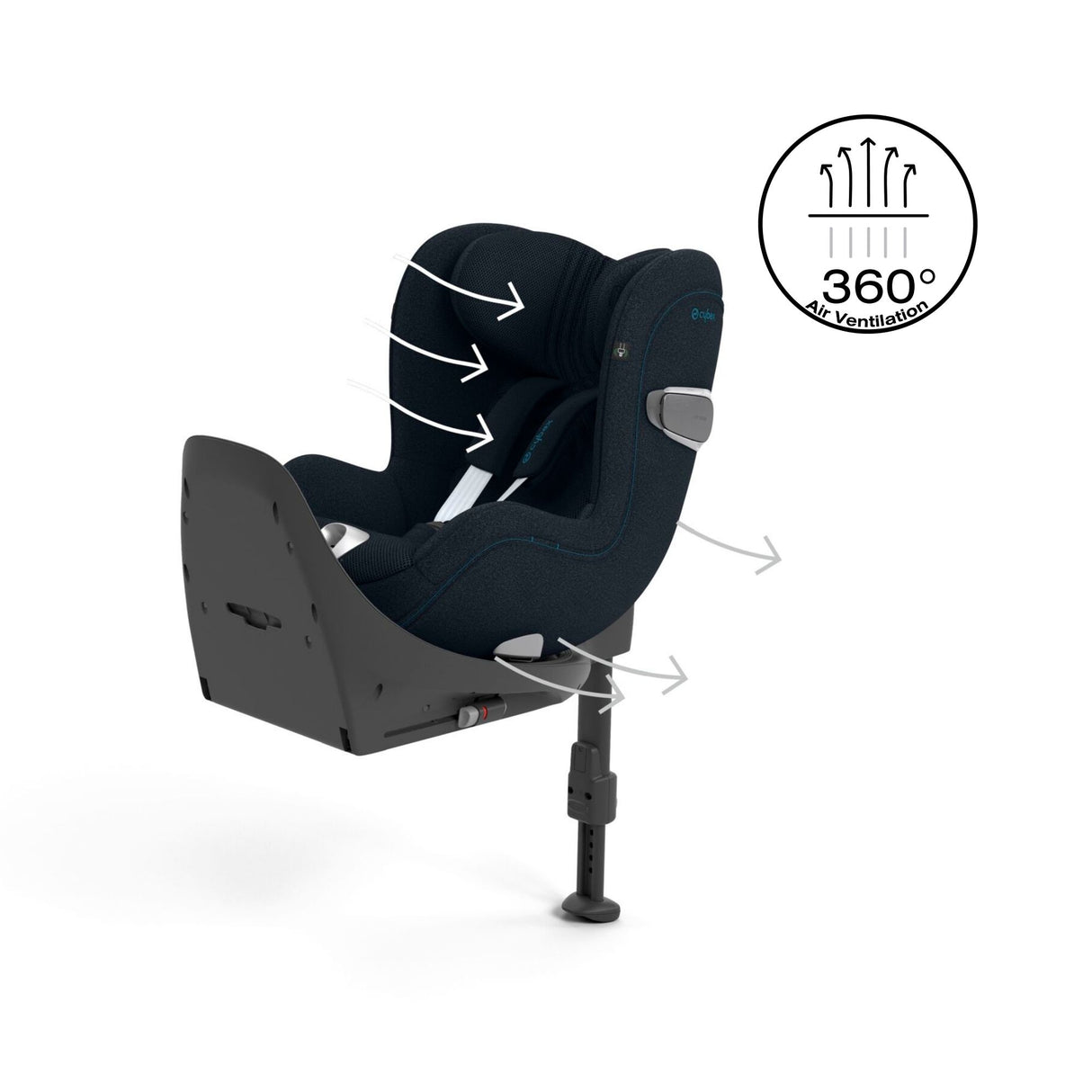 Cybex Sirona T Rotating Car Seat - PLUS - Nautical Blue