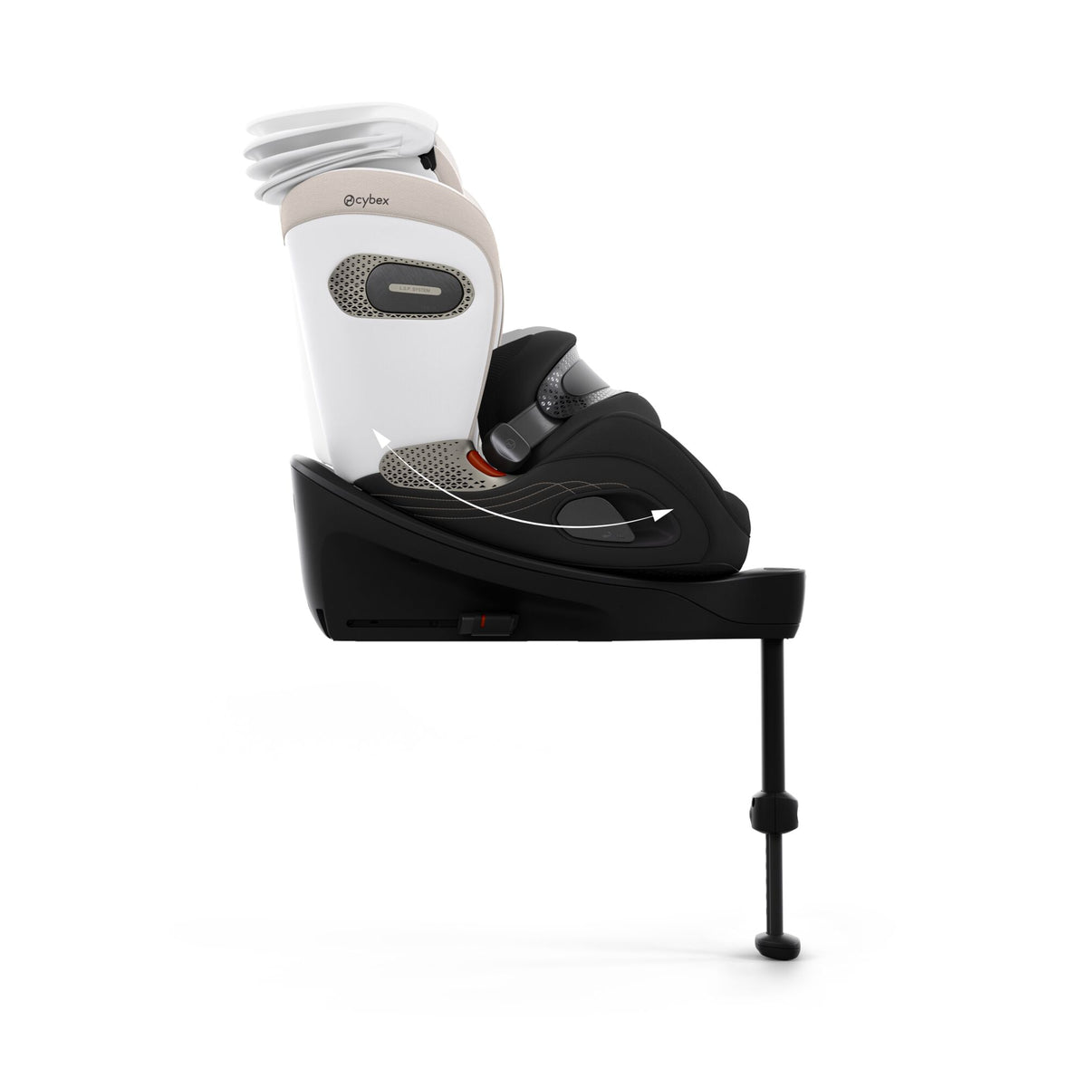 Cybex Anoris S i-Size Air Bag Car Seat - STYLE Off White