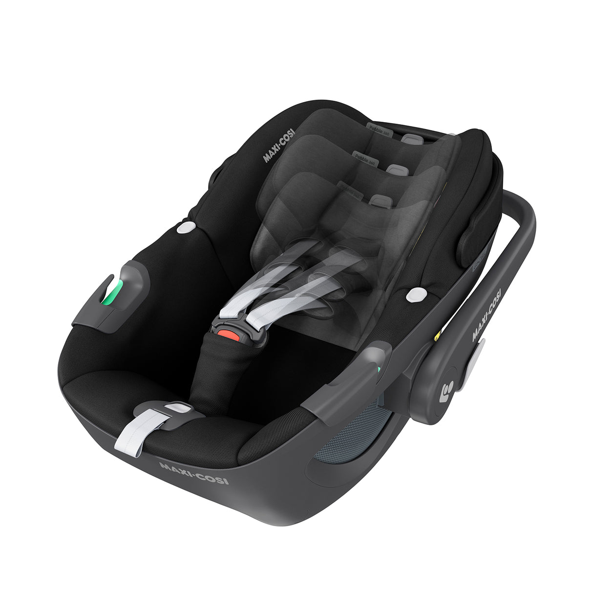 Maxi Cosi Oxford+ Complete Travel System Bundle with Pebble 360 & ISOFIX Base - Twillic Truffle