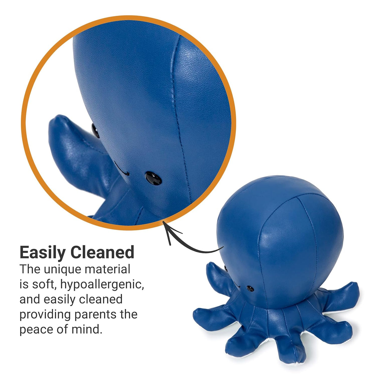 Little Big Friends: Sea Collection Pull-String Musical Animal Toy - Octave the Octopus