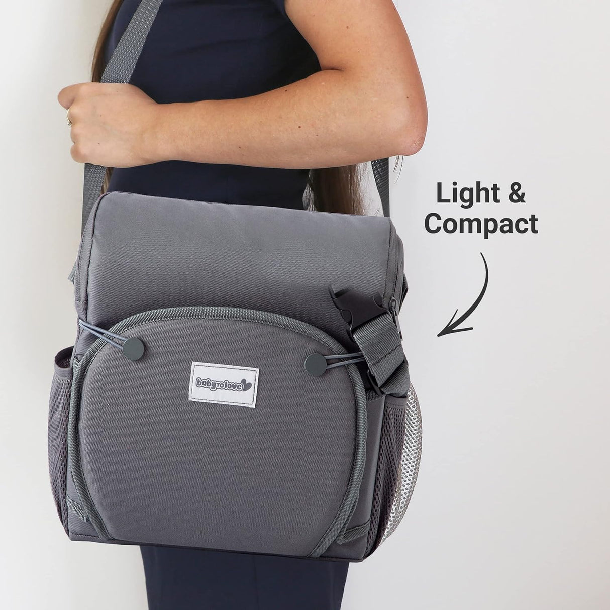 Baby to Love Travel Up Backpack Chair & Booster Seat - Anthracite