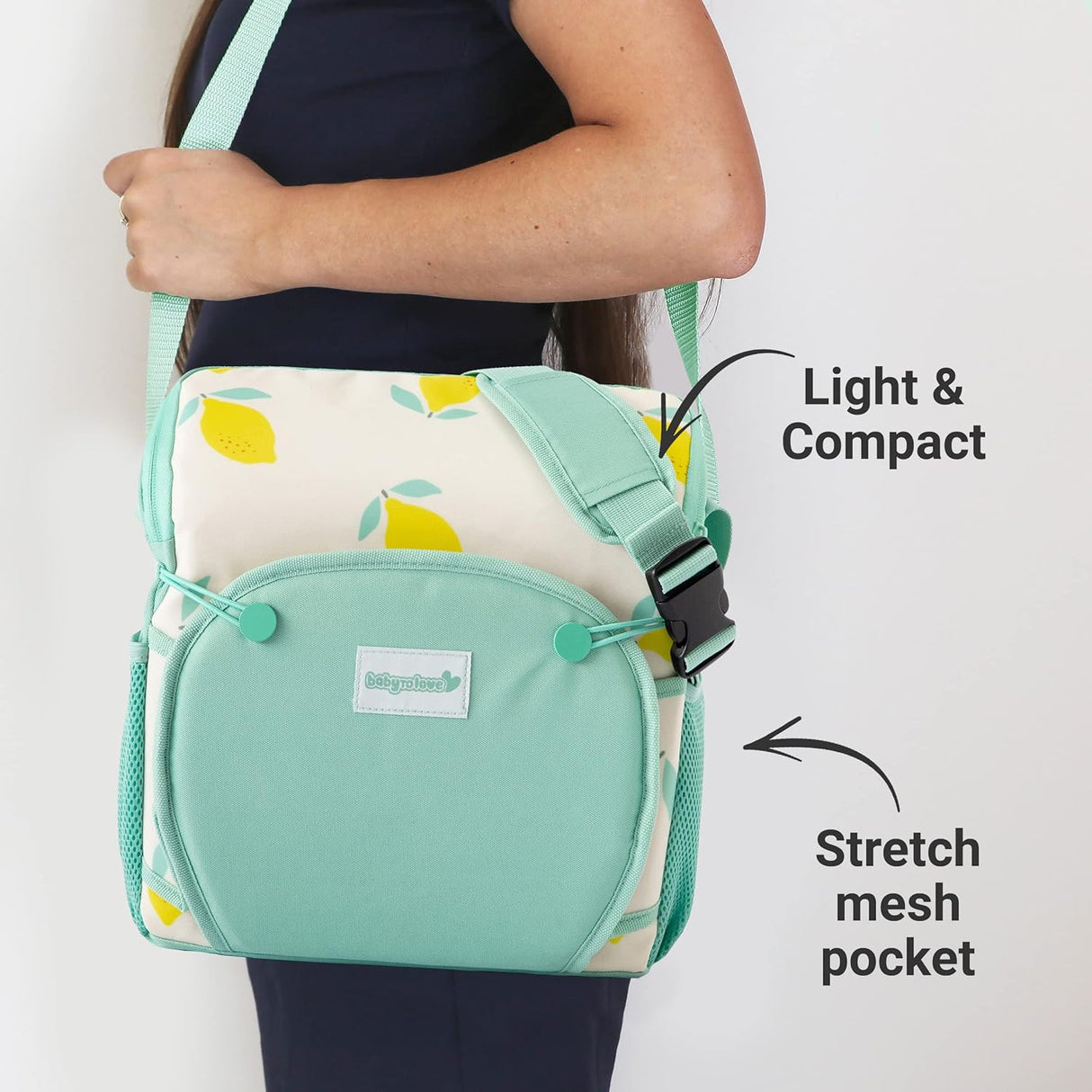 Baby to Love Travel Up Backpack Chair & Booster Seat - Happy Lemon