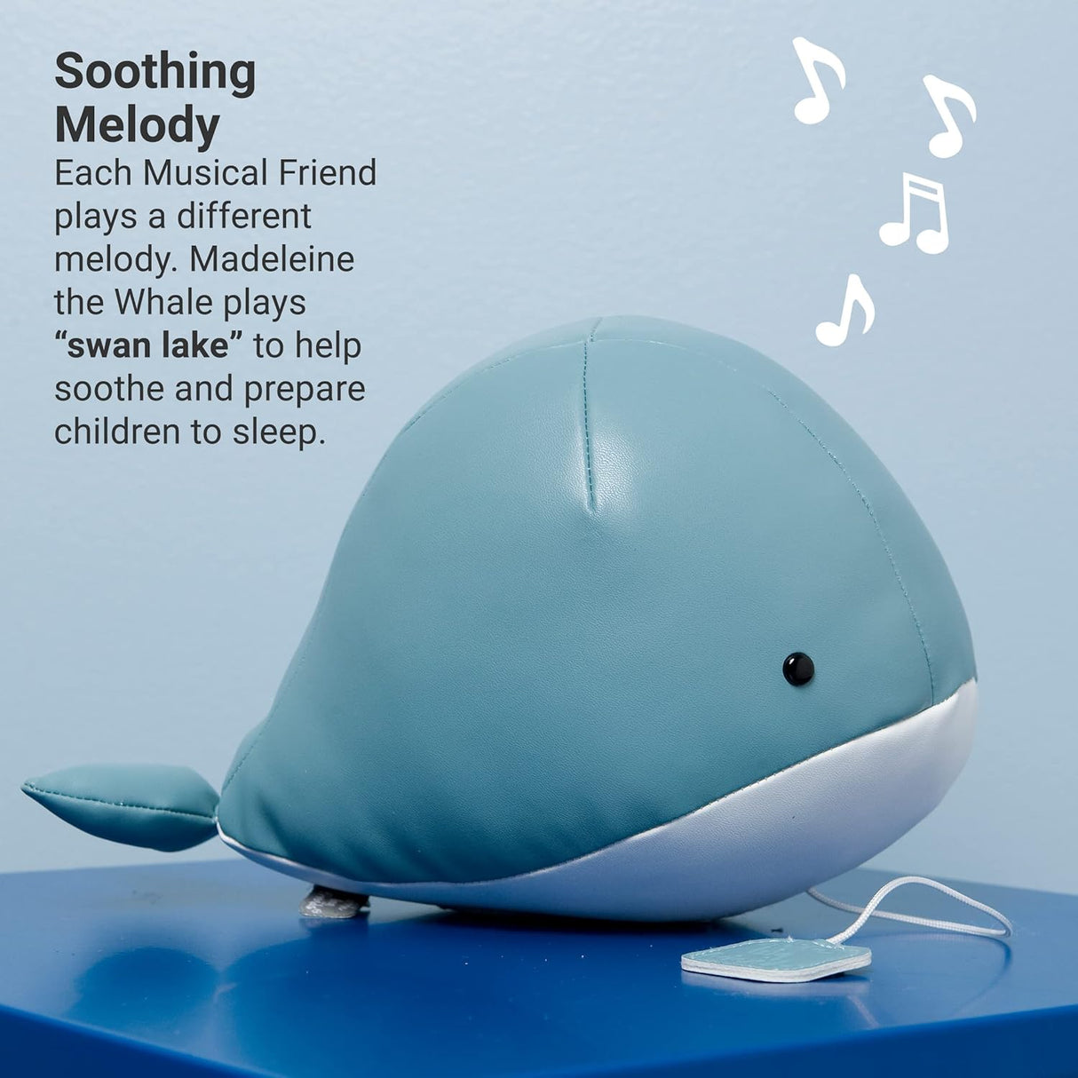 Little Big Friends: Sea Collection Pull-String Musical Animal Toy - Madeleine the Whale