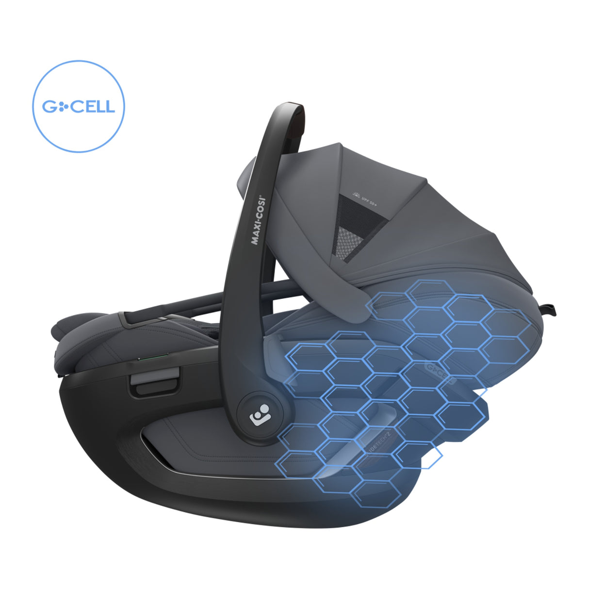 Maxi Cosi Coral Slide Pro Infant Car Seat - Moon Graphite