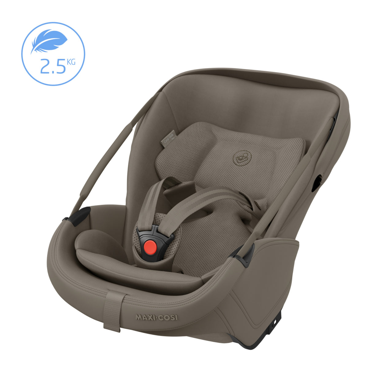 Maxi Cosi Coral Slide Pro Infant Car Seat & FamilyFix Slide Pro ISOFIX Base - Oak Truffle