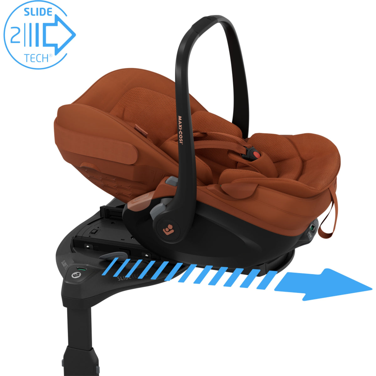 Maxi-Cosi Fame 2026 Premium Travel System with Pebble Slide Pro and Slide Pro Base - Copper Terra