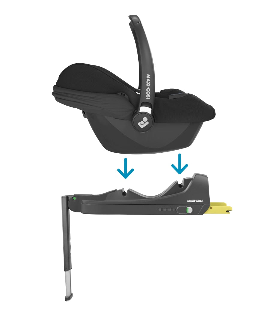 Maxi Cosi Cabriofix i-Size Infant Car Seat and ISOFIX Base - Essential Black