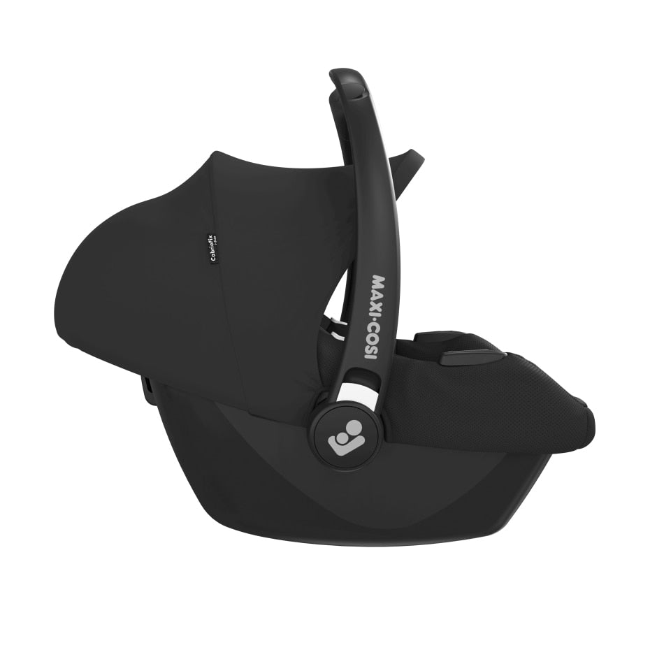 Maxi Cosi Cabriofix i-Size Infant Car Seat and ISOFIX Base - Essential Black