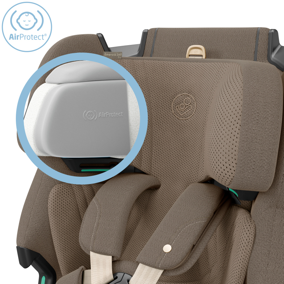 Maxi Cosi Emerald 360 Pro Car Seat - Authentic Truffle