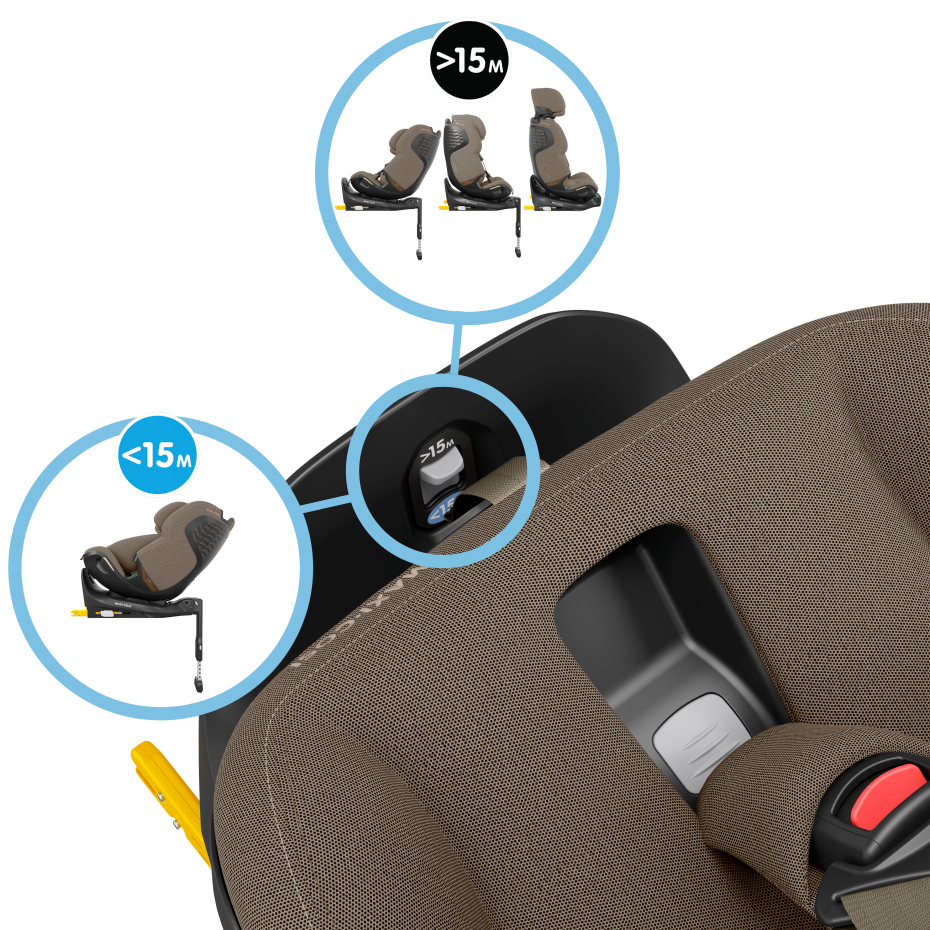Maxi Cosi Emerald 360 Pro Car Seat - Authentic Truffle