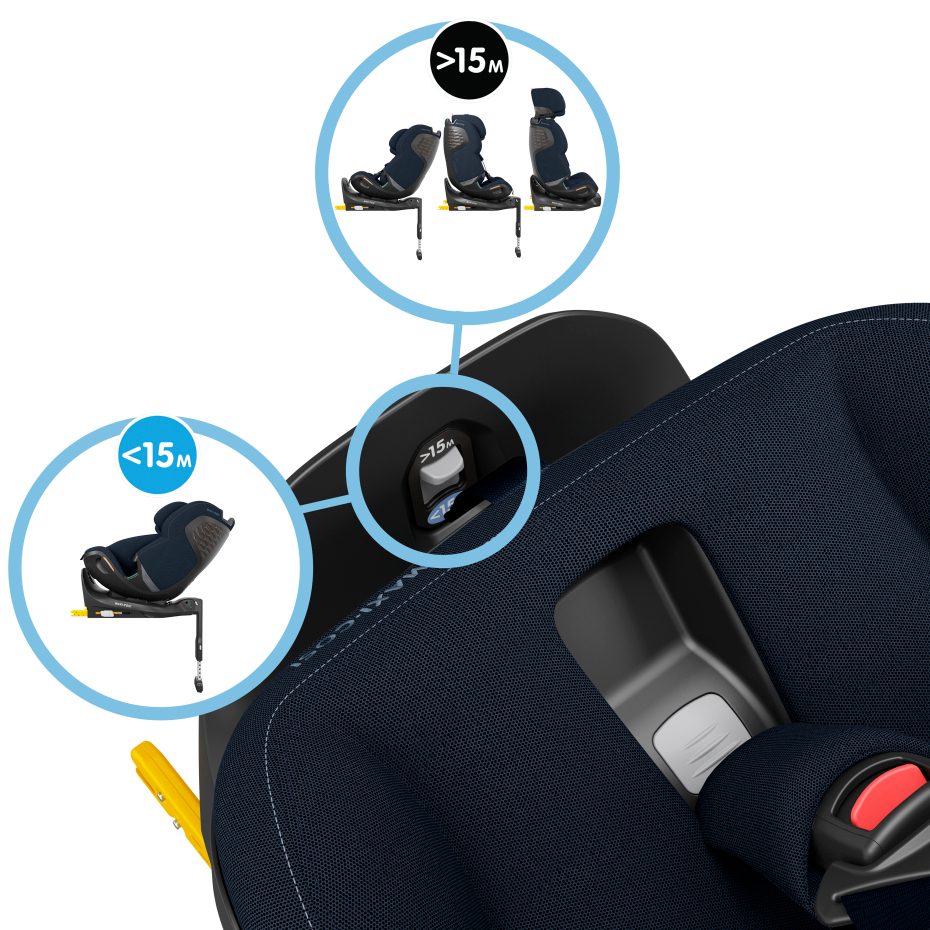 Maxi Cosi Emerald 360 Pro Car Seat - Authentic Blue