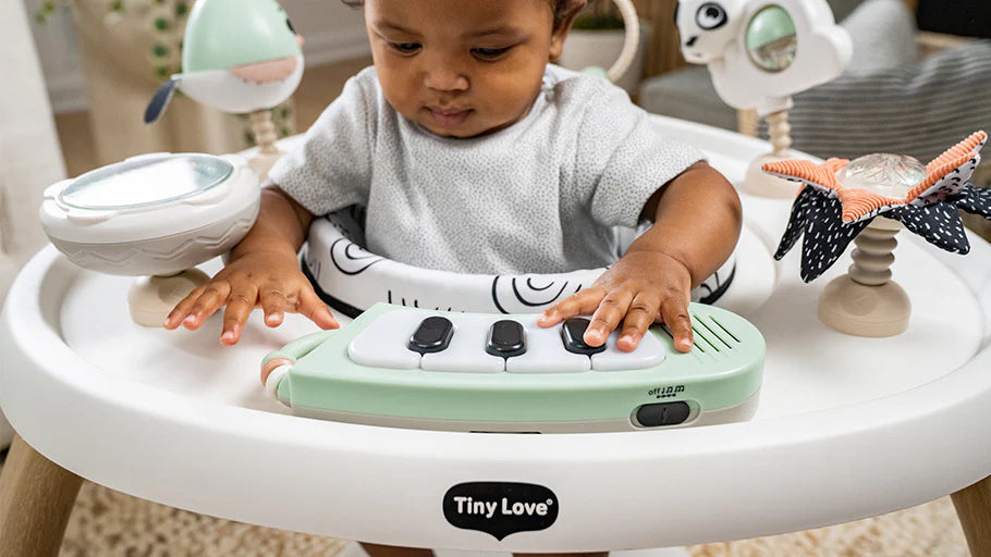 Tiny Love 5 in 1 Stationary Activity Centre - Black & White