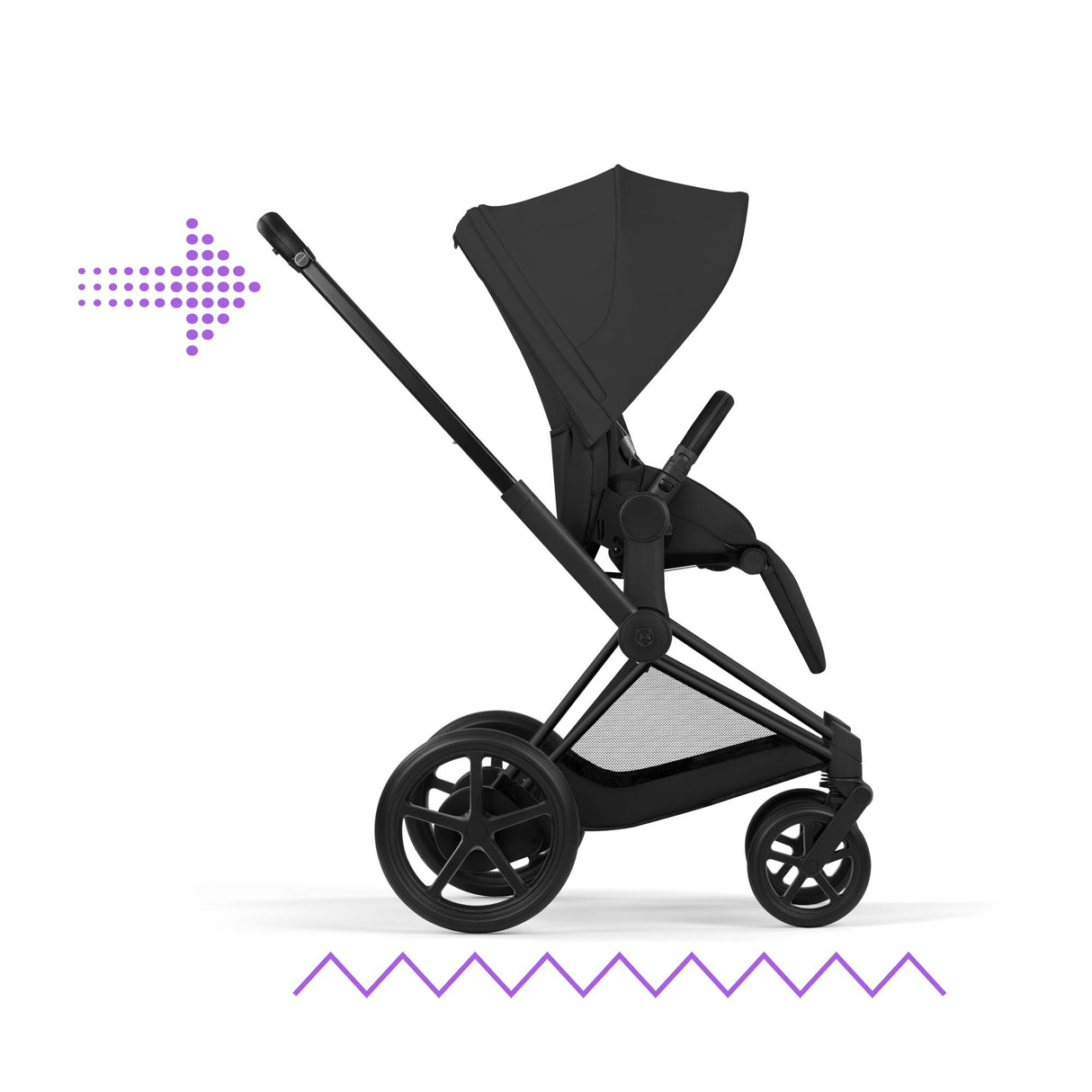 Cybex ePriam 2026 Ultimate Accessory Bundle with Cloud T & ISOFIX Base - Matt Black/Sepia Black