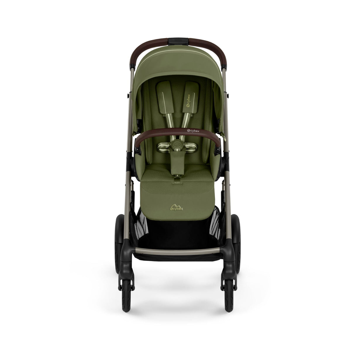 Cybex Talos S Lux Carrycot Travel System with Cloud T Car Seat & ISOFIX Base - Moss Green