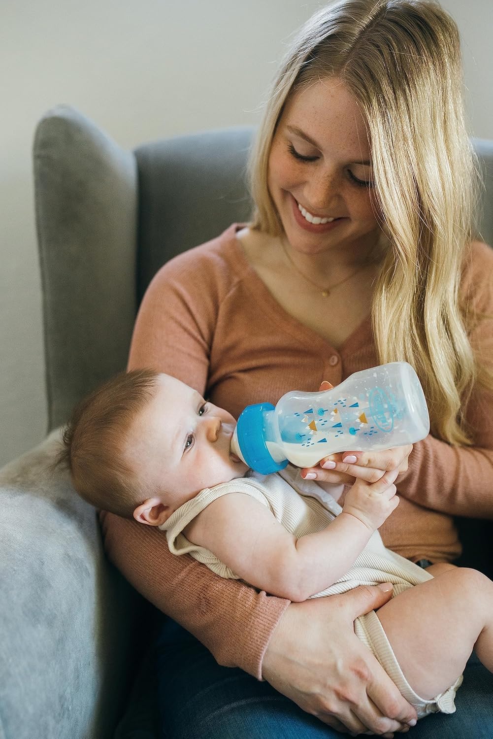 Dr Brown’s Natural Flow Options+ Anti-Colic Bottle Gift Set - Blue