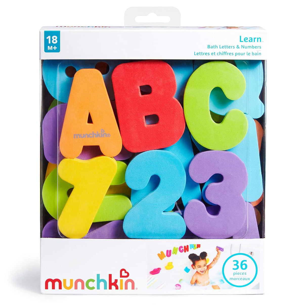 Munchkin Letters and Numbers Bath Toys (36 Items)