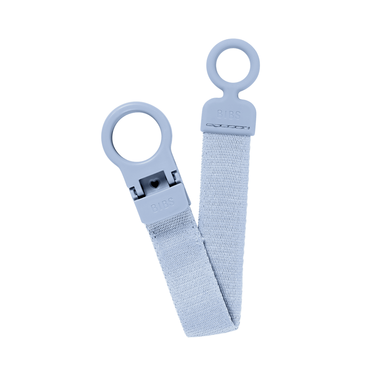 BIBS Pacifier Soother Clip - Dusty Blue