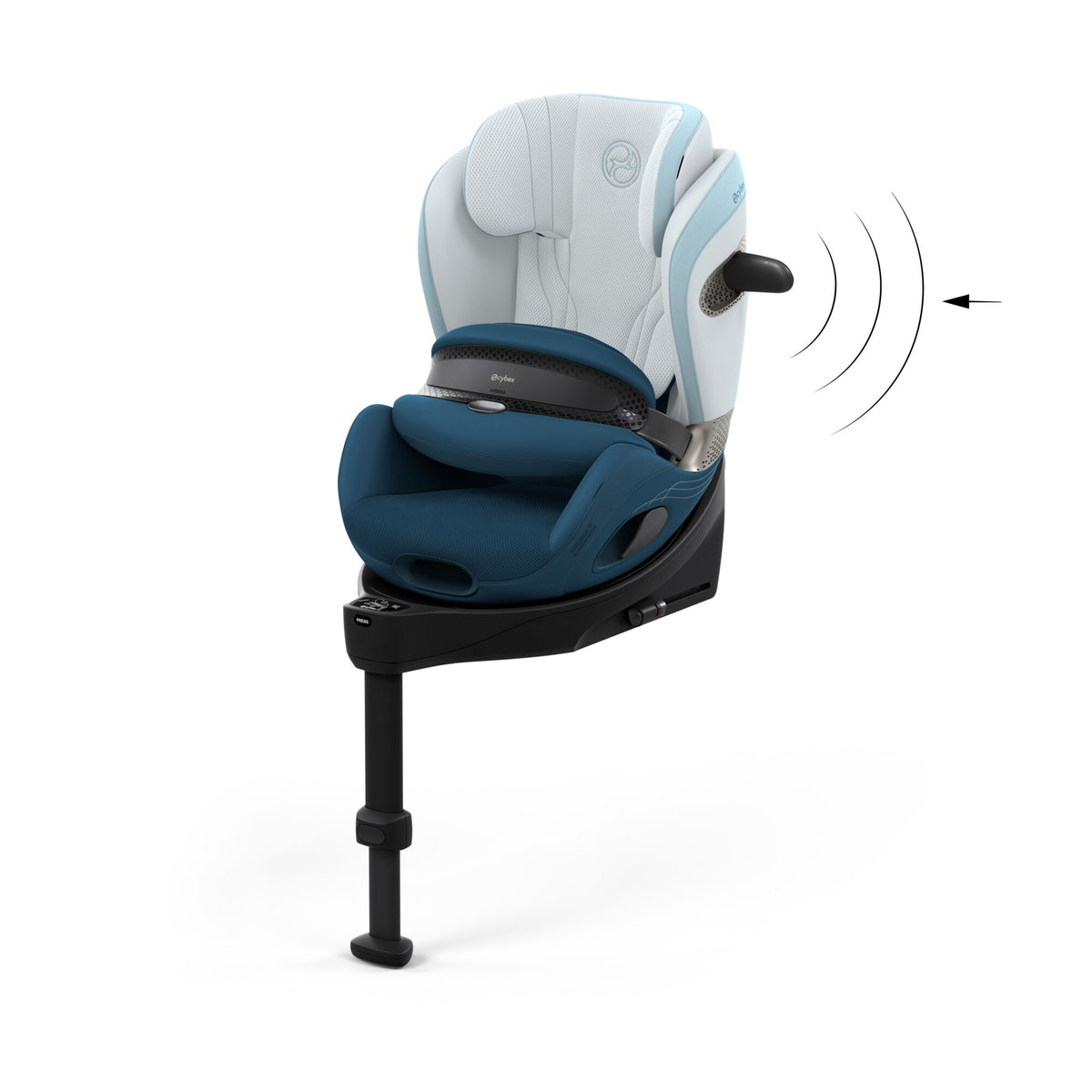 Cybex Anoris S i-Size Air Bag Car Seat - STYLE Opal Blue