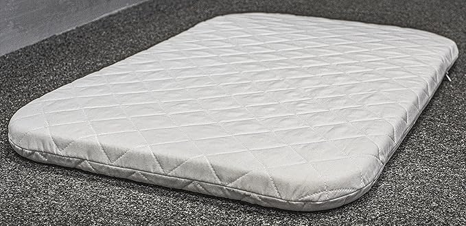 Callowesse Next2Me Mattress | Soft Quilted Microfibre Baby Crib Mattress | Hypoallergenic, Breathable & Machine Washable - 83x50cm